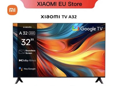 Xiaomi TV A 32 Zoll HD Smart TV Google TV Dolby Audio Metall Design