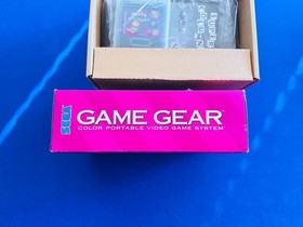 Sega Game Gear Console SUPER COLUMNS BUNDLE VARIANT  CIB Complete + Protector !