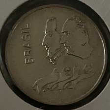 1972 Brazil 20 Cruzeiros Silver Coin 🇧🇷 0.522 Troy oz ASW Independence Commem