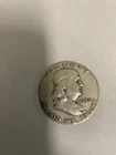 1952-D Benjamin Franklin Silver Half Dollar 90% Silver