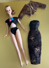 RARE Vintage Early 1950's Hong Kong Bild Lilli Clone Doll 11.5
