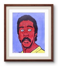 ShawNshawN Richard Pryor Original Painting on Paper 11x14 Comic Modern Pop Art