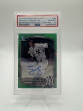 2025 Bowman Chrome Prospect Auto George Lombard Jr. Green Mojo Refractor /99 