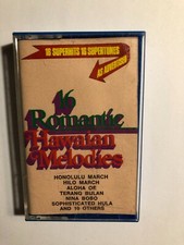 16 ROMANTIC HAWAIAN MELODIES CASSETTE TAPE RARE