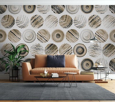 3D Wood Grain E2479 Wallpaper Mural Paper Wall Print Indoor Murals CA Honey