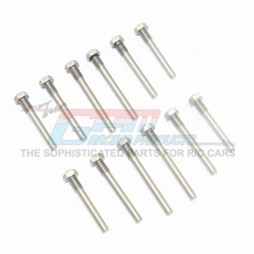 GPM Racing Stainless Steel Front + Rear Suspension Screw Pin : Maxx | eBay
