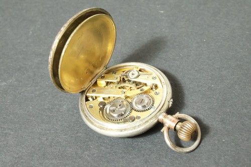 Alte 800 Silber Damen Taschenuhr Damentaschenuhr Uhr Uhren Damenuhr + Holz Etui - Picture 13 of 24