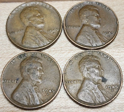 1945-D Wheat Cent - Very Good