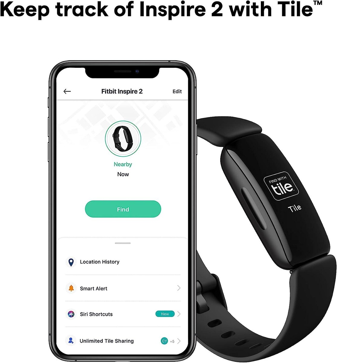Fitbit Inspire2 ブラック FB418BKBK-FRCJK レンタル] Fitbit Inspire2 フィットネストラッカー Black