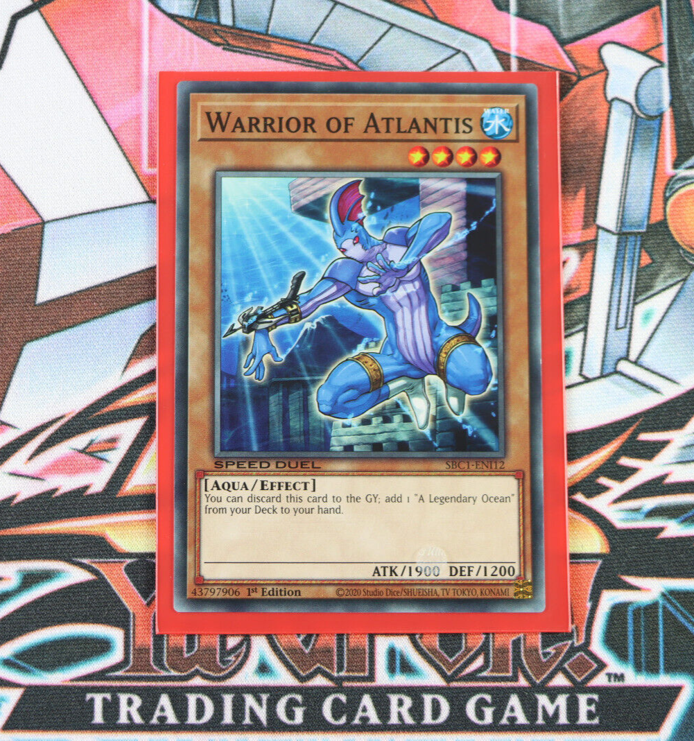 YuGiOh Warrior of Atlantis SBC1-ENI12 1st Edition Common | eBay