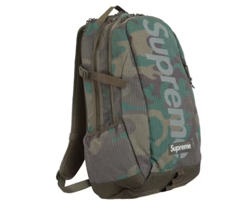 Supreme Backpack SS24 Woodland Camo Streetwear Military Supreme Backpack SS24 Woodland Camo Streetwear Military