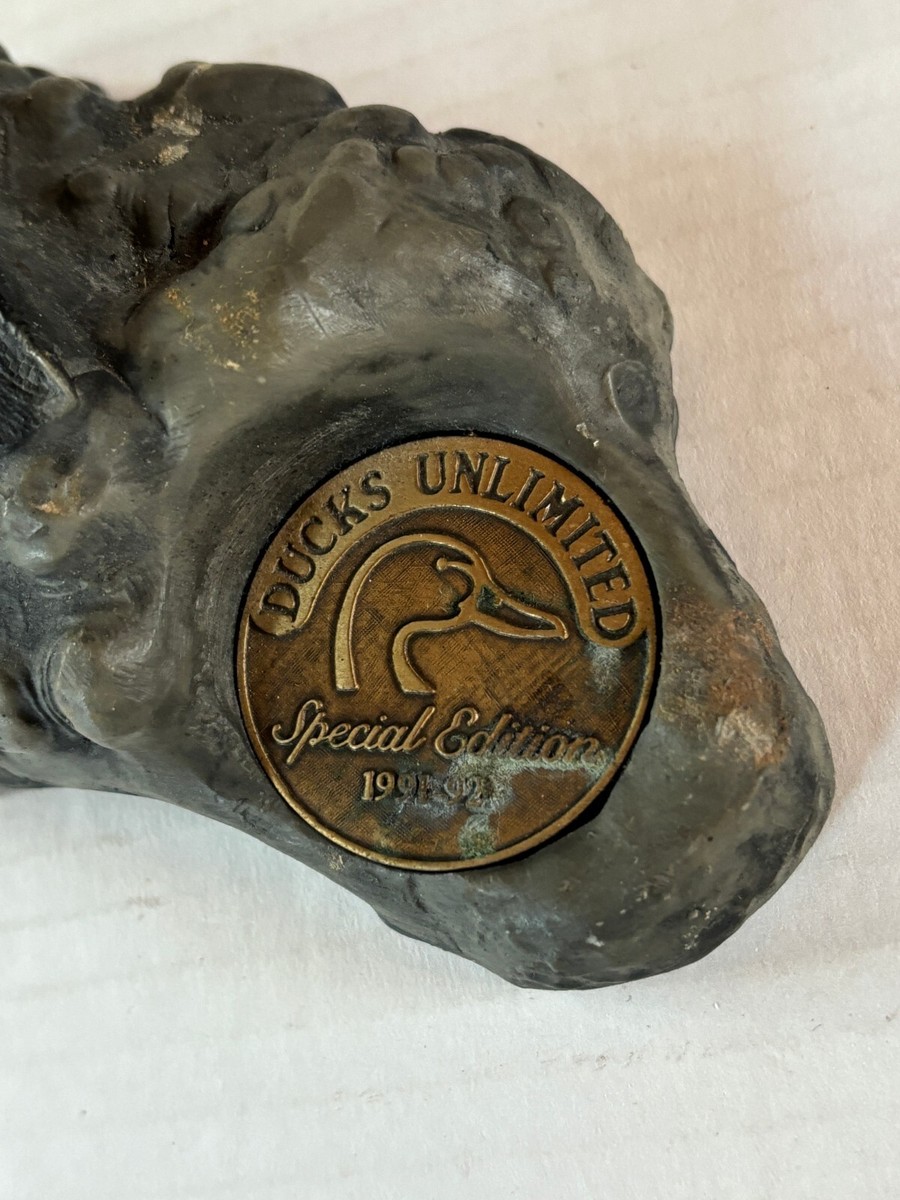 Vintage 1991-1992 Ducks Unlimited Wood Carved Duck By William