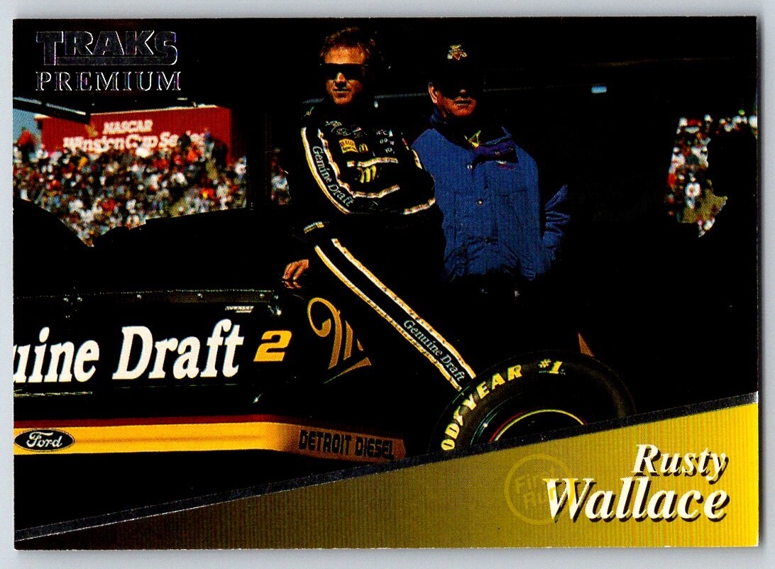 1994 Traks Premium RUSTY WALLACE #157 Penske Racing South First Run HOF