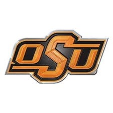 Oklahoma State Cowboys NCAA ProMark Emblem Sticker Decal Aluminum 4 x 2.13 Inch
