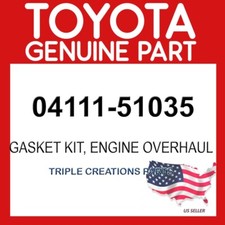 Toyota Genuine 0411151035 Gasket Kit Engine 04111-51035 OEM