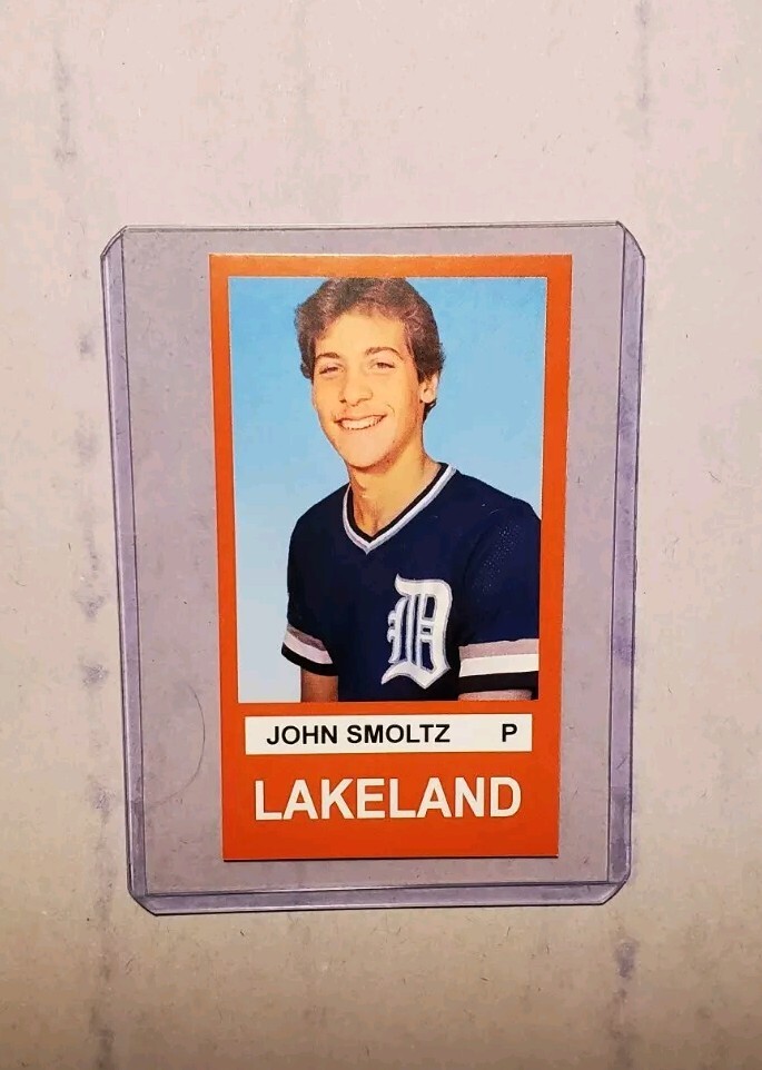 1986 Lakeland Tigers Rookie JOHN SMOLTZ Atlanta Braves 