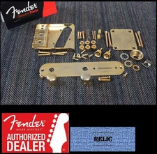 Fender RELIC Telecaster Gold Hardware Set Wilkinson Compensated Saddles 005-3683