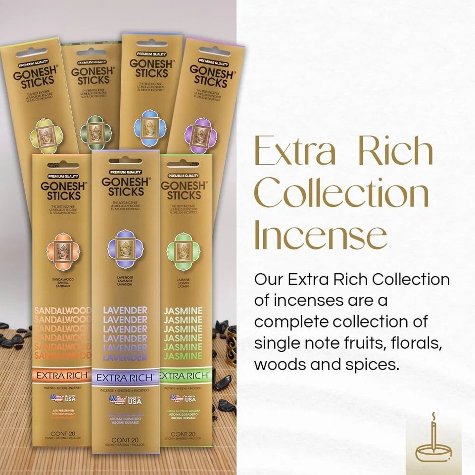 BUY 4 GET 4 FREE GONESH PREMIUM INCENSE STICKS 20 PACK💕 BUY 4 GET 4 FREE💥 - Image 3 of 4