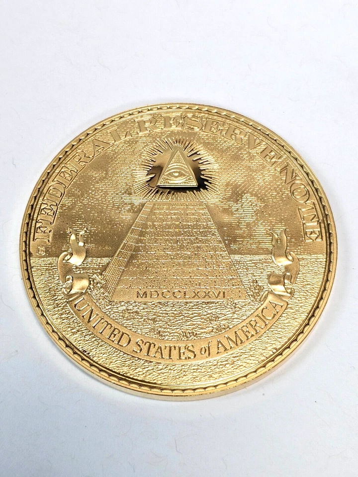 Fifty Dollar Bank Note Ulysses S. Grant 24k Gold Layered Coin - Image 3 of 4