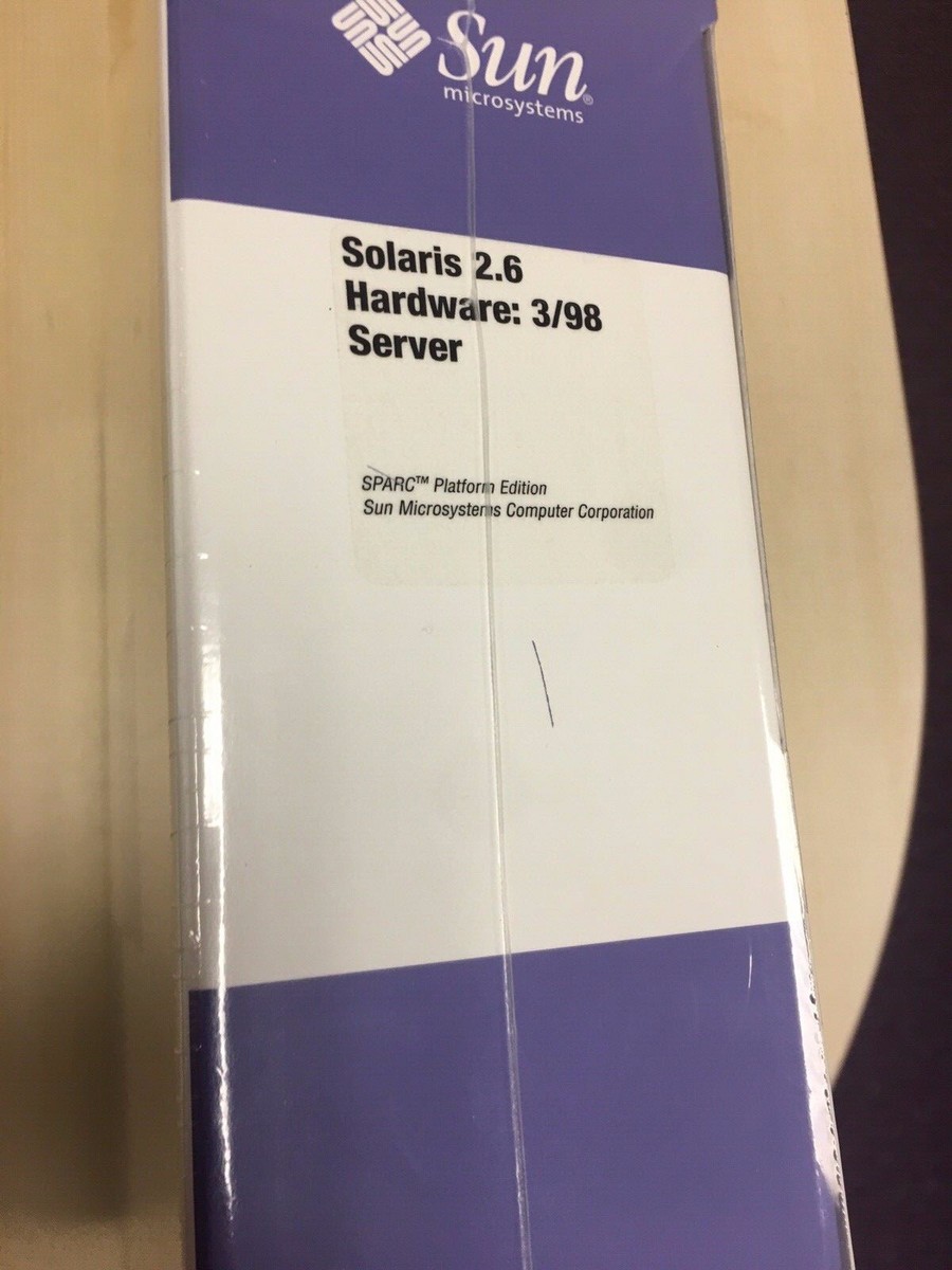 その他 Solaris 2.6 Hardware 3/98 SMCC Desktop Sun MICRO SYS. Solaris 2.6 Hardware:3/98 Server Operating