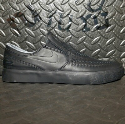 Nike SB Zoom Stefan Janoski Slip RM Crafted Woven Black shoes