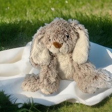 Melissa  Doug Burrow Bunny 7674 W420162 Floppy Ears Fuzzy Plush