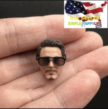 1/12 Tony Stark Head Iron Man w/ Glasses for 6" Figure SHF Marvel Tbleague ❶USA❶