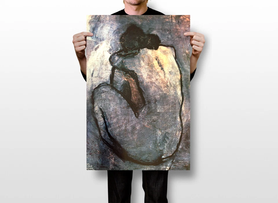 Blue Lady by Pablo Picasso Spanish Painter Art Wall Room Poster - POSTER 20x30 - Изображение 2 из 4