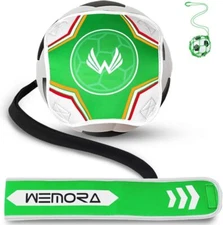 WEMORA Solo Soccer Ball Trainer Belt ‎Kids Youth Adult Kick Practice Size 3 4 5