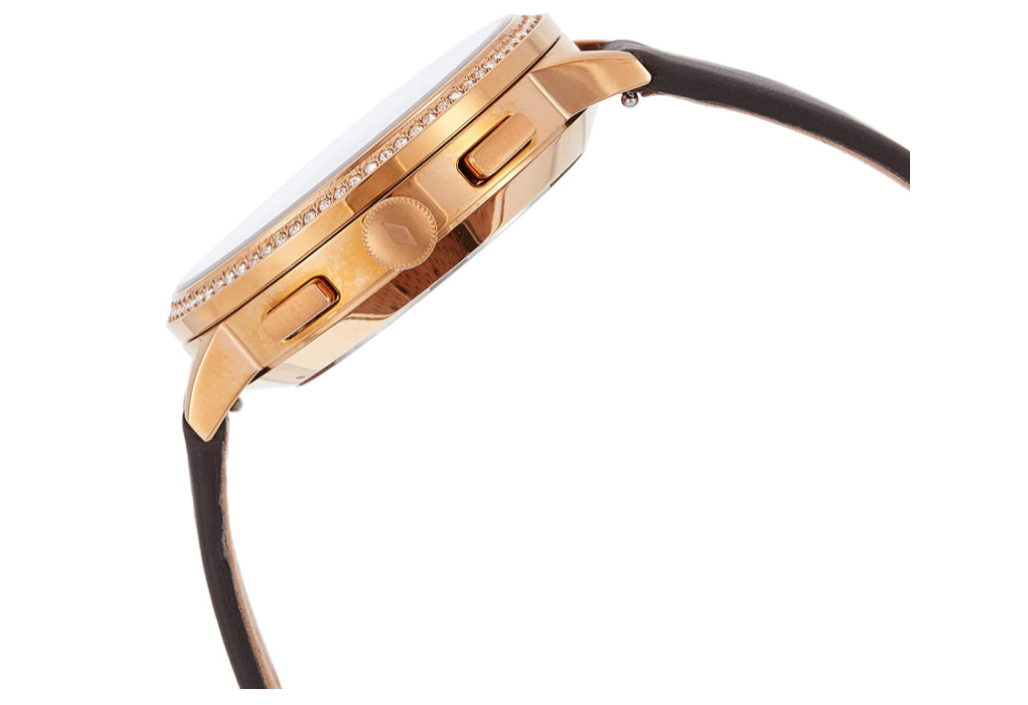 Fossil Q Gazer 41mm Rose Gold Case Gray Classic Buckle (FTW1116P