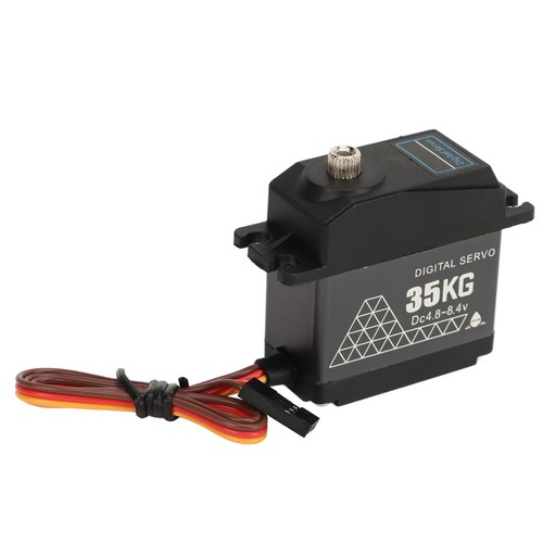 Servo digital de metal impermeable a prueba de agua RC de 35 kg para 1/8 1/10 1/12 CH - Imagen 6 de 22