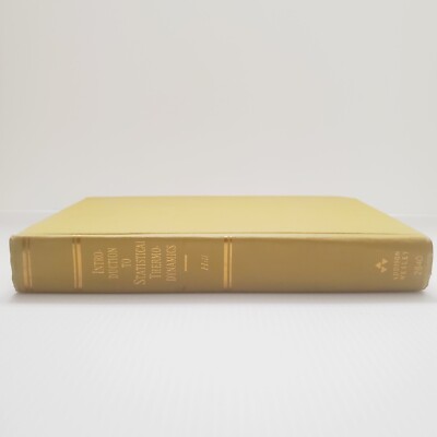 Introduction To Statistical Thermodynamics Hardcover Vintage Textbook Chemistry
