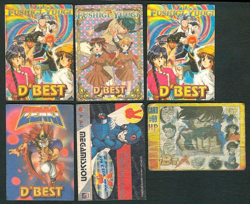 6 ANIME MEGAMAN, FUSHUGI YUGI, ZENKI & BTX Philippine TEKS / Trading Cards - Picture 2 of 2