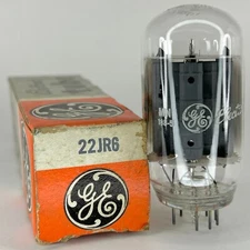 (1) Tested GE 22JR6 Tube with Box Date Code MN General Electric 22JR6 Beam Power