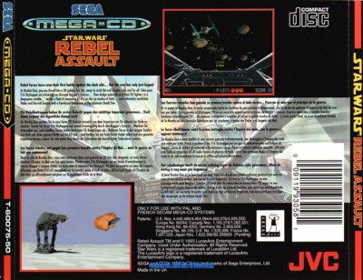 スターウォーズ　レベルアサルト　ゲーム販促ポスター　1994年　メガCD Star Wars Rebel Assault - SEGA Mega-CD / MCD Game - TOP | eBay