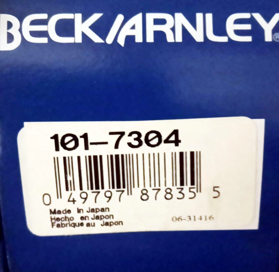 101-7304 Nuevo OEM Beck Arnley Barra Estabilizadora Trasera Buje 1999-2011 HONDA ACURA Foto 2 de 3