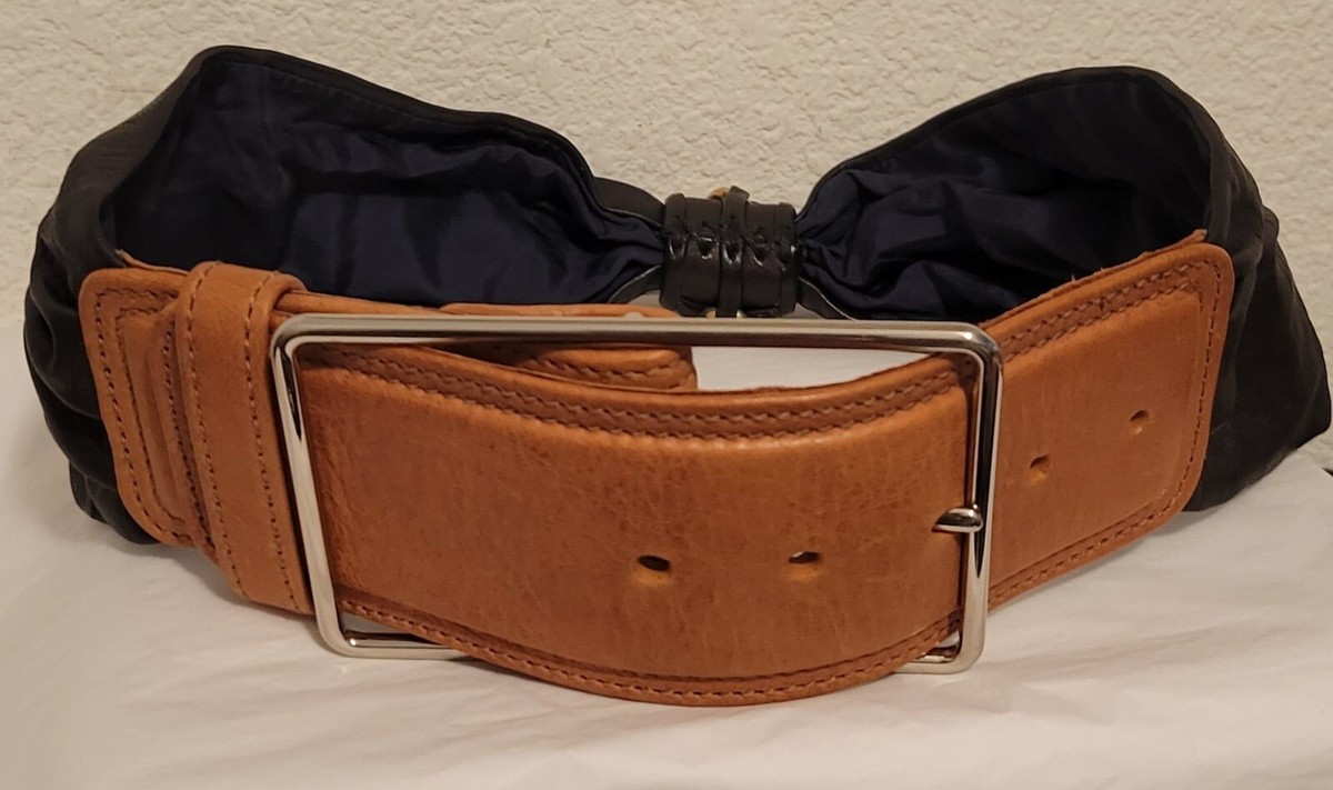 3.1 Phillip Lim Women Wide Beige Black Belt Size S | eBay display picture 1