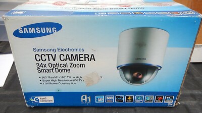Samsung SCC-6437 Security Camera PTZ Outdoor Housing Wall Mount LOT
