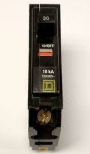 SQUARE D QO130 Single Pole 30 AMP Type QO Circuit Breaker
