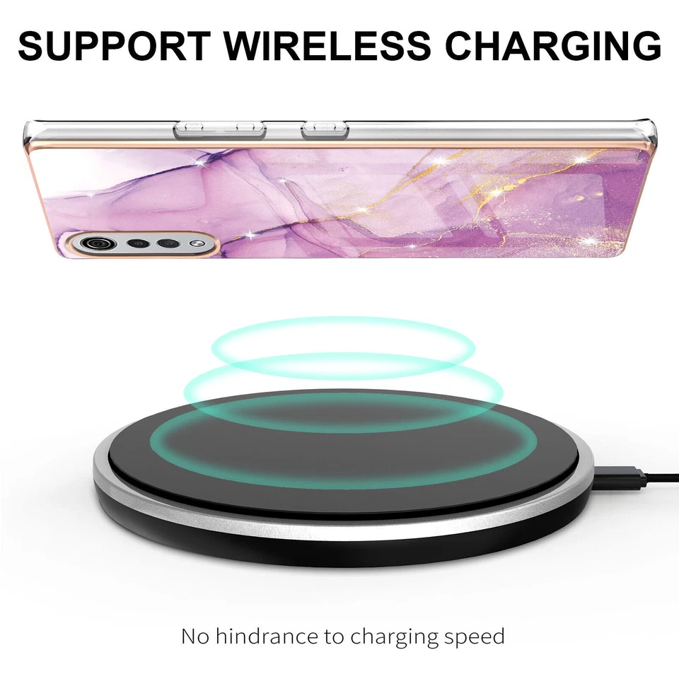 Bling Marble Phone Case For Motorola G50 G60 G200 E20 E30 G30 Edge 20 E7 G10 S30 - Image 2 of 4