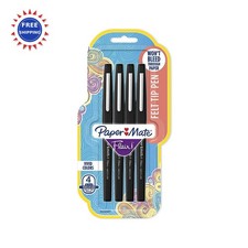Felt Tip Pens Medium Point 0.7mm Black 1 Count Pack Flair