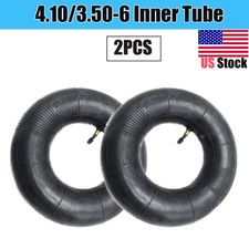 2Pcs 4.10/3.50-6 Tire Inner Tubes 4.00-6 4.10-6 145/70-6 TR87 Stem Heavy Duty