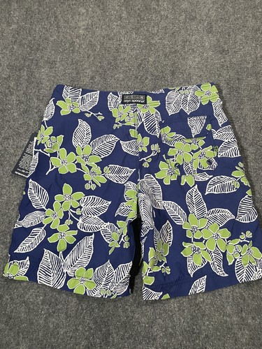 Reyn Spooner Swim Shorts Mens 30 Blue Green Nupolupolu Royal Floral Board Trunks - Picture 5 of 9