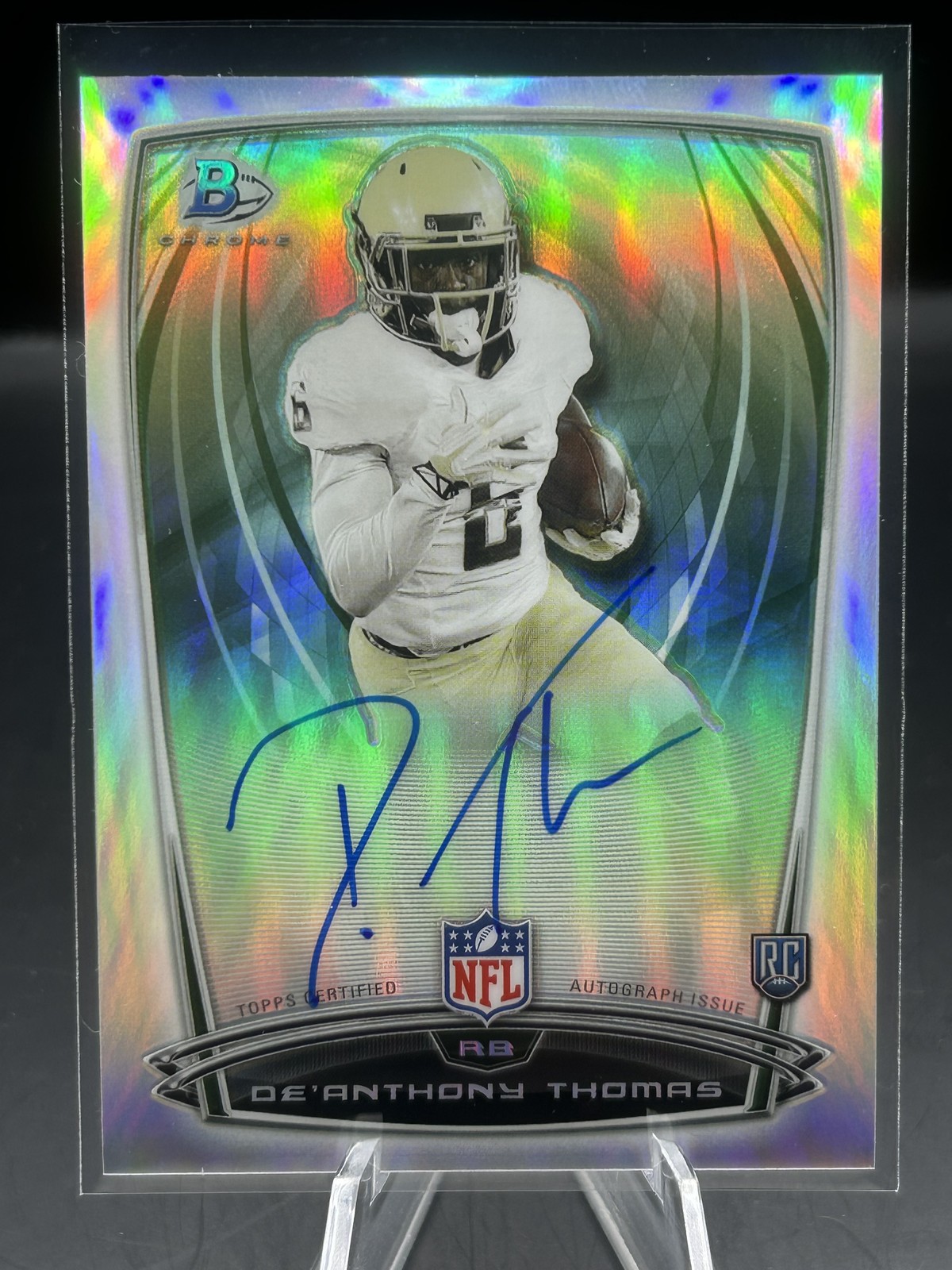De'Anthony Thomas Bowman Chrome Rookie Autograph #43 Base