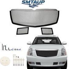 Black Mesh Grille Fits 2007-14 Cadillac Escalade Stainless Grill Insert Replace Black Mesh Grille Fits 2007-14 Cadillac Escalade Stainless Grill Insert Replace