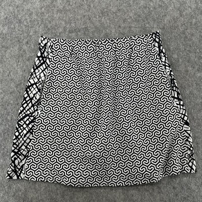 J McLaghlin Skort Size M Geometric Pull On Athletic Golf Pockets