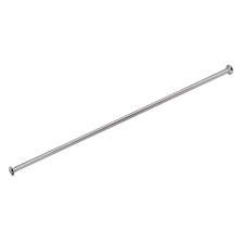 60 in. Shower Rod in Satin Nickel, Design House, 564229