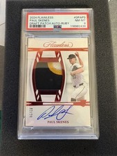 Paul Skenes 2024 Flawless Ruby /20 Rookie Patch Auto RPA RC PSA 8