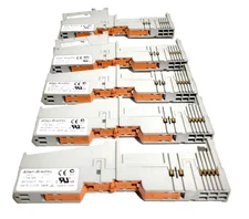 LOT OF 5- Allen Bradley Model: 1734-MB Mounting Bases  Terminal Block Set