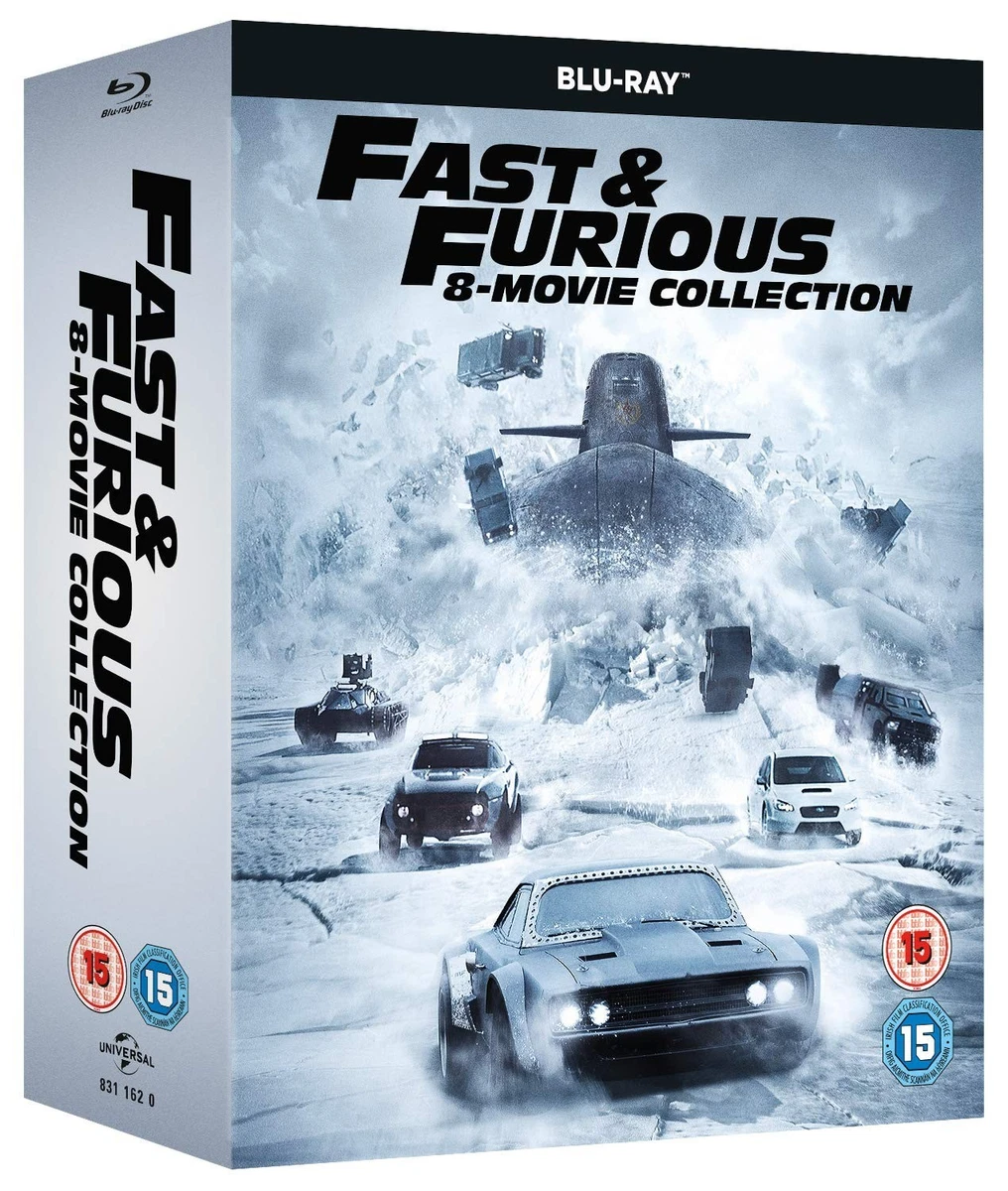 Fast & Furious Box Set Blu-ray: Region Free DVDs & Blu-ray Discs